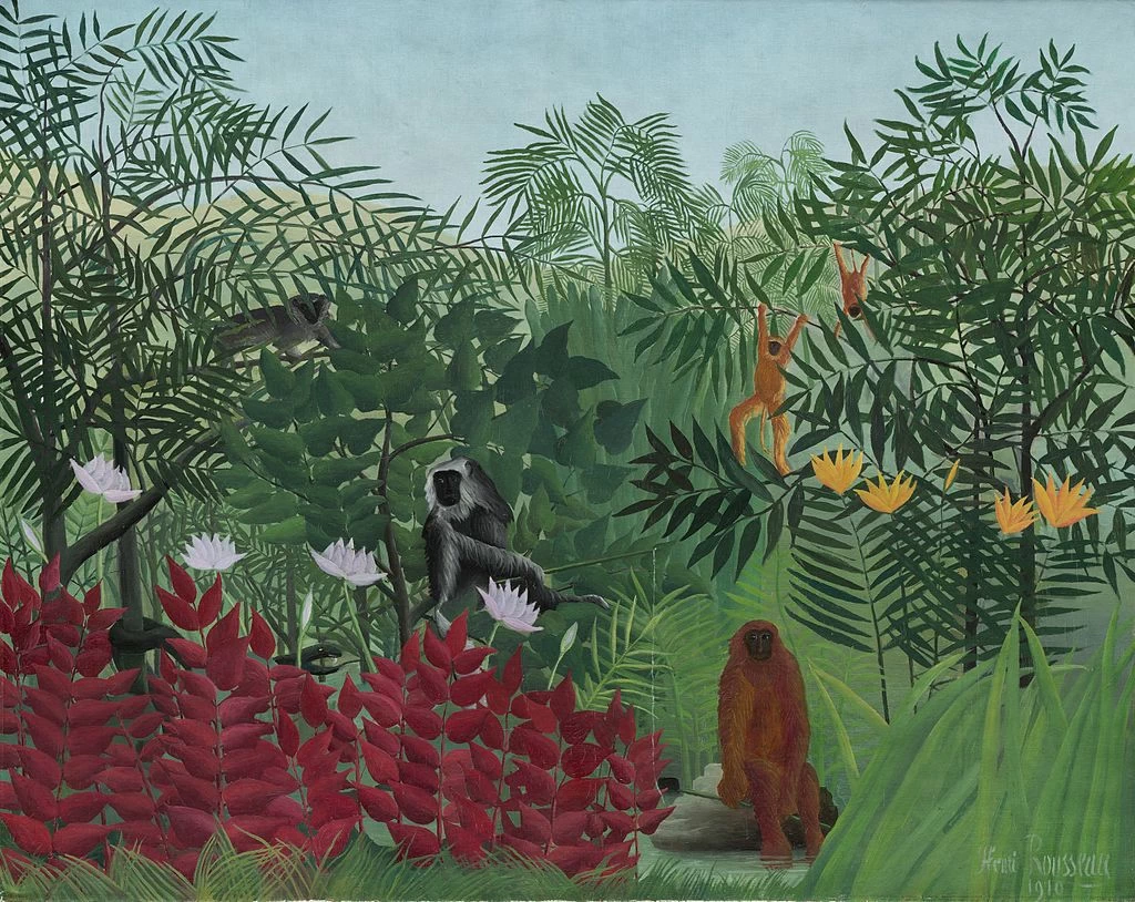 Foresta tropicale con scimmie, 1910 - National Gallery of Art, Washington